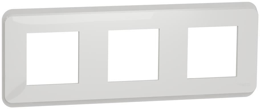 Лицева рамка 3х цвят Бял Unica Pro SE, SCHNEIDER ELECTRIC, NU400618