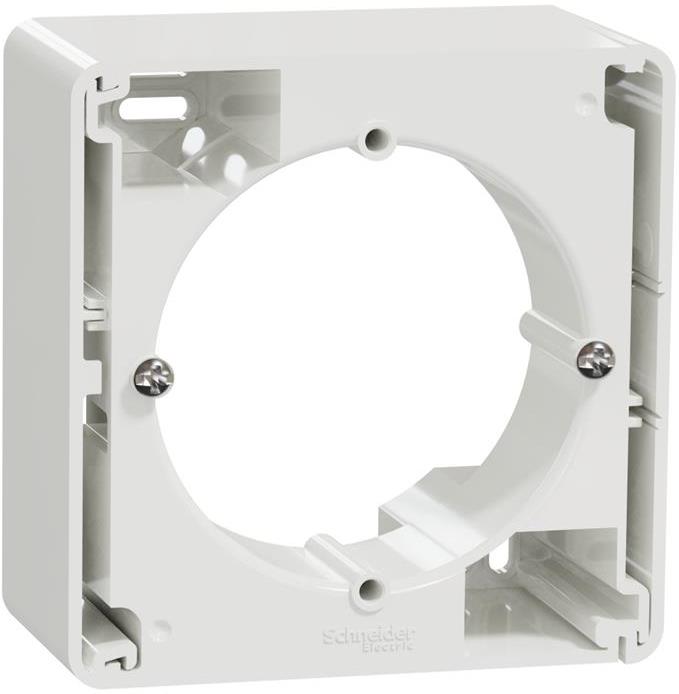 Конзола единична за открит монтаж цвят Бял Sedna SE, SCHNEIDER ELECTRIC, SDD111901