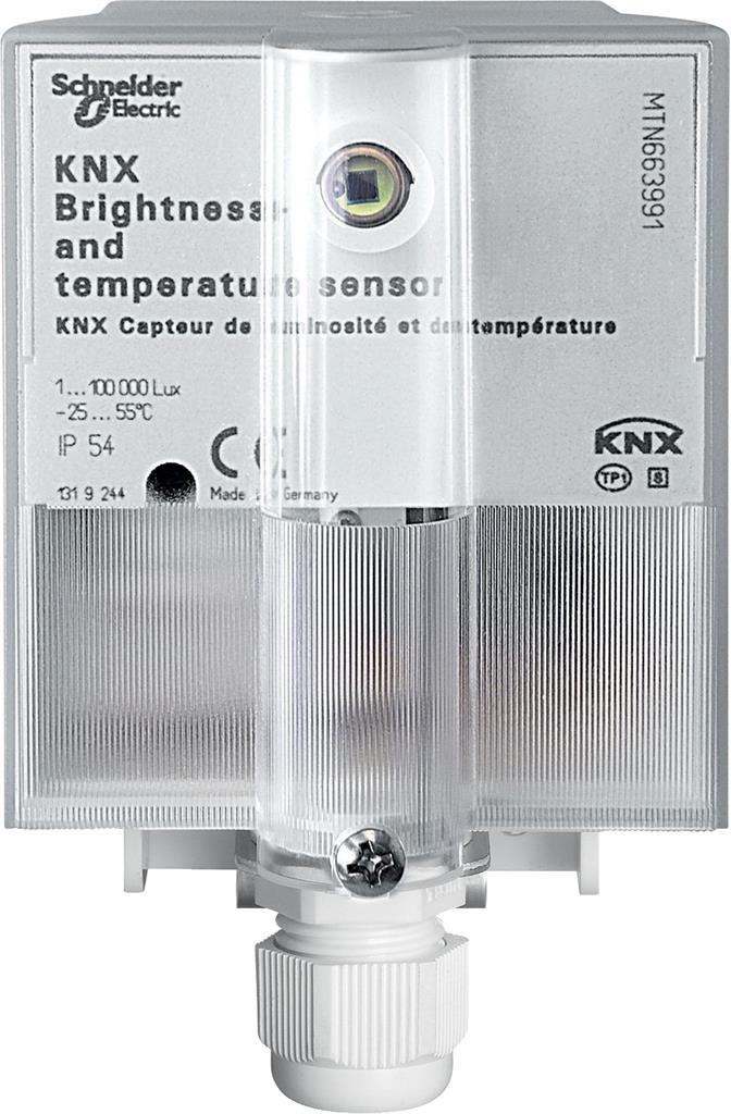 Датчик за осветеност и температура IP54 KNX SE, MTN663991