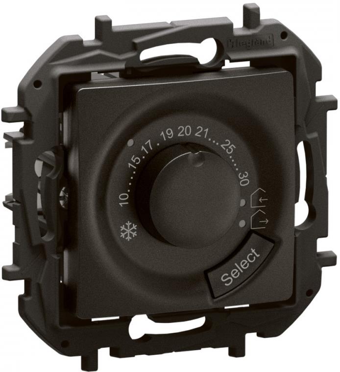 Термостат 10-30°C 230V max 8А цвят Черен Niloe New Legrand, LEGRAND, NP670BK