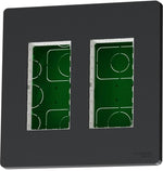 Моноблок за скрит монтаж 2x4 мод. цвят Антрацит Unica System+ SE, SCHNEIDER ELECTRIC, NU172454
