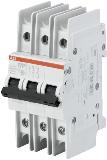 Автоматичен прекъсвач SU203 M 3P 25A крива K 10kA ABB, 2CDS273337R0517