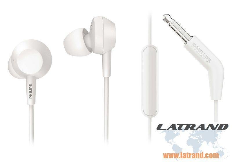 Слушалки Philips TAE4105BK/00, In ear, С микрофон, Черен - TAE4105