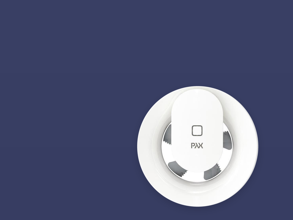 Вентилатор Smart PAX ф100-120мм, цвят Бял, 110м3/ч, 4W, 20dB PAX Norte