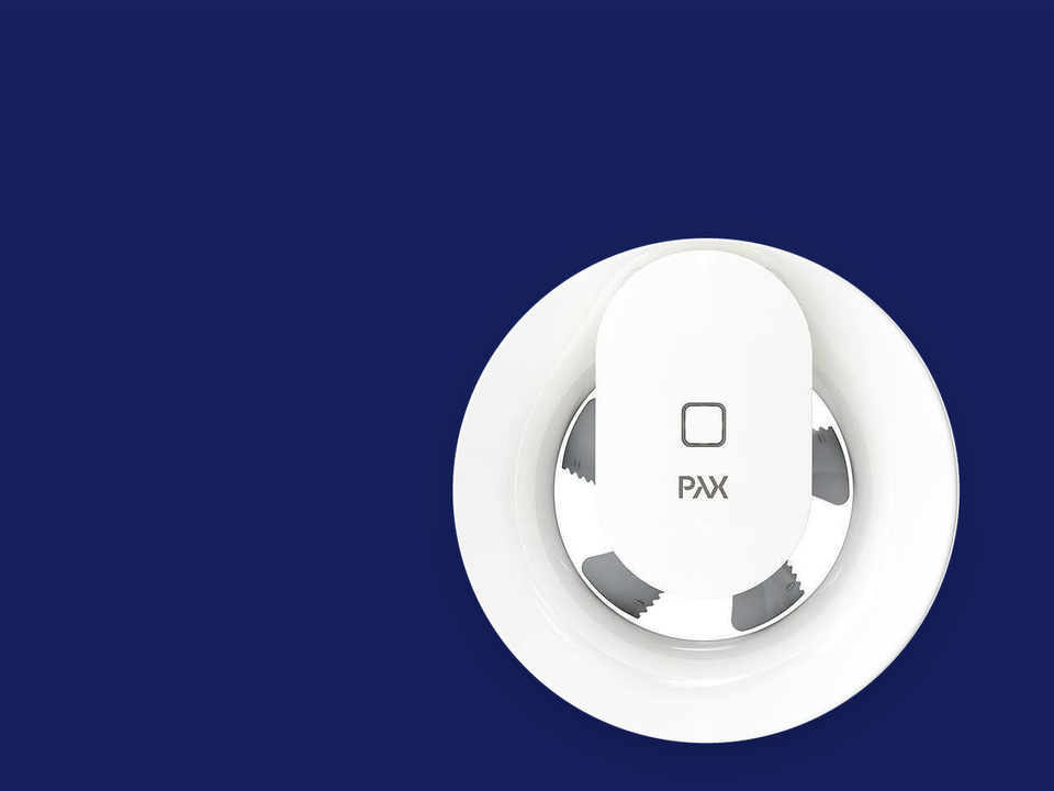 Вентилатор Smart PAX ф100-120мм, цвят Бял, 110м3/ч, 4W, 20dB PAX Norte