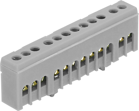 Клема изолирана СИВА A12H 12x16mm² IP20 63A 690V MOREK, MAD1012A15