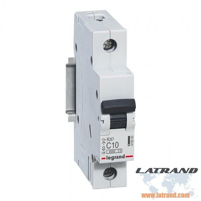 Автоматичен прекъсвач RX3 1P 10A крива С 6kA - 419200