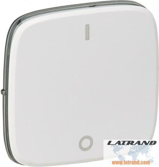 Лицев панел за двуполюсен ключ 1/0 цвят Бял Valena Allure Legrand - 755125