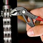 Клещи раздвижени Cobra, червена ръкохватка 125мм, Knipex - K8701125