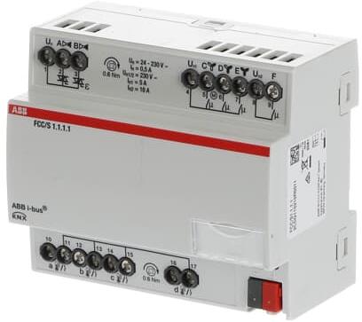 Актуатор вентилаторни конвектори FCC/S1.1.1.1 2x PWM 6DIN KNX ABB, 2CDG110210R0011