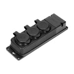 Троен контакт шуко, гумиран, IP44 ORNO OR-AE-13166(GS)