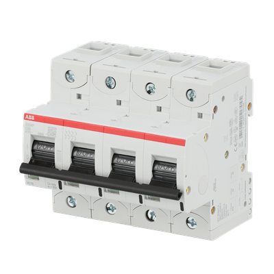 Автоматичен прекъсвач S804P 4P 80A крива С 50kA ABB, 2CCG001235R0001