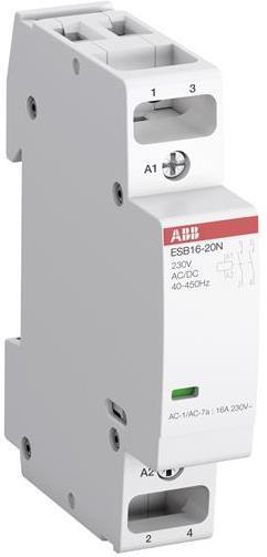 Модулен контактор ESB 16A 1NO-1NC 230ac/dc 1 мод. ABB, 1SBE111111R0611