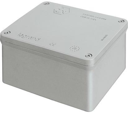 Кутия взривозащитена EX 155x130x65мм IP65, II 3GD Зона2/22, плътни стени, затваряне с винт, алуминиева Legrand, LEGRAND, 387122