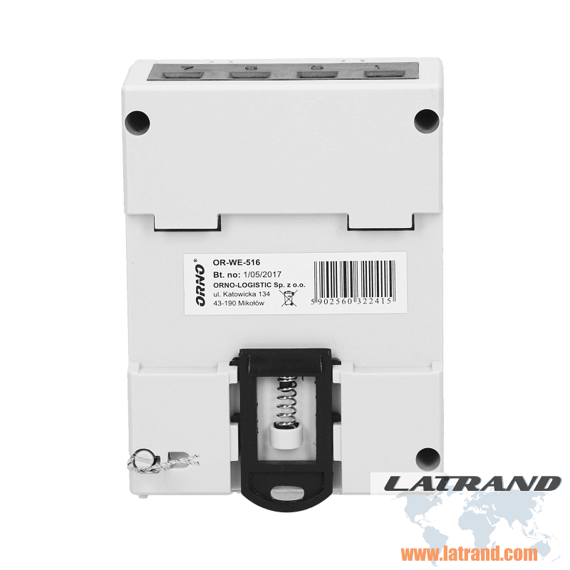 Трифазен електромер за ДИРЕКТНО мерене на ел. енергия, Modbus, еднотарифен - OR-WE-516