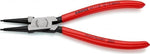 Зегер клещи, Ø19-60мм, червена ръкохватка 180мм, Knipex - K4411J2