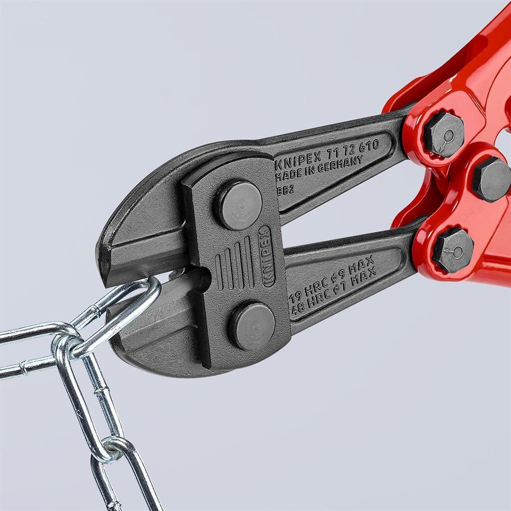 Ножици за рязане на арматура, синьо-червена ръкохватка 610мм, Knipex - K7172610