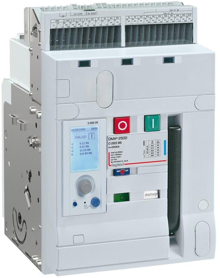 Въздушен прекъсвач DMX³ 2500А 3P 65кА Legrand 028386, LEGRAND НИСКО НАПРЕЖЕНИЕ, V/NDMX3VF/2500A