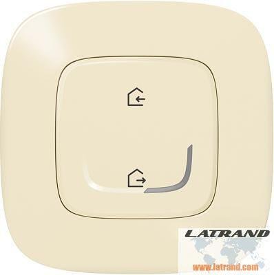Сценариен ключ БЕЗжичен излизам/прибирам се Smart Valena Allure Крем с рамка Legrand с Netatmo - 752686