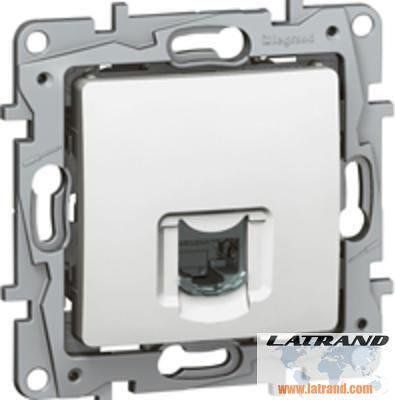 Розетка RJ45 STP cat.6 без крачета цвят Бял Niloe Legrand - 664775