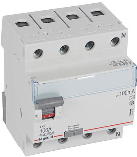 ДТЗ 4P 100A 100mА серия TX3 ID тип A Legrand, LEGRAND НИСКО НАПРЕЖЕНИЕ, 411778