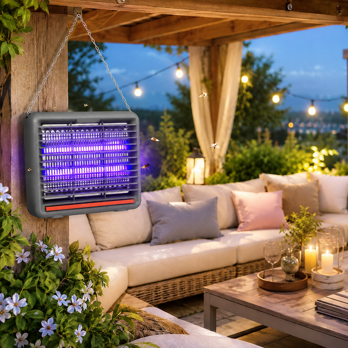 Електрическа LED лампа против насекоми Lumio MKE002 – 6W, 1400V, до 50 м²