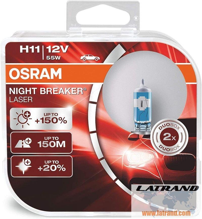 АВТОМОБИЛНА ЛАМПА 64211NL H11 55W 12V PGJ19-2 DUOBOX OSRAM