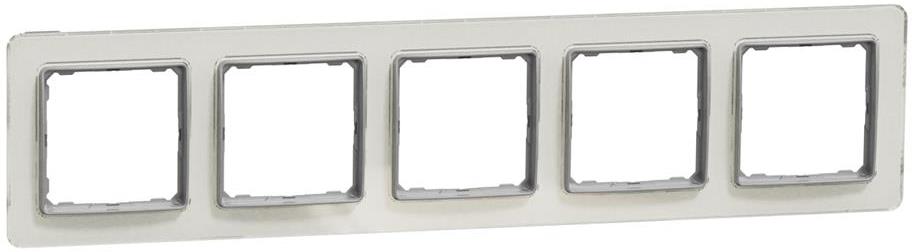 Рамка 5х цвят Бяло стъкло Sedna SE, SCHNEIDER ELECTRIC, SDD360805
