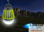 Мултифункционална LED лампа 1W 180 lm с акумулатор 2,0 Ah, РЕЖИМ ПРОТИВ КОМАРИ, зареждане през USB, IPХ6 Commel - C401-711