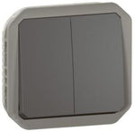 Сериен ключ/бутон механизъм цвят Антрацит IP55 Plexo New Legrand, LEGRAND, 69805L