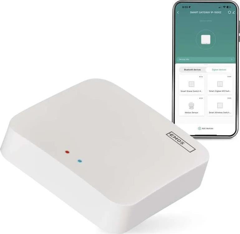 Стартов хъб Smart gateway IP-1000Z ZigBee GoSmart EMOS