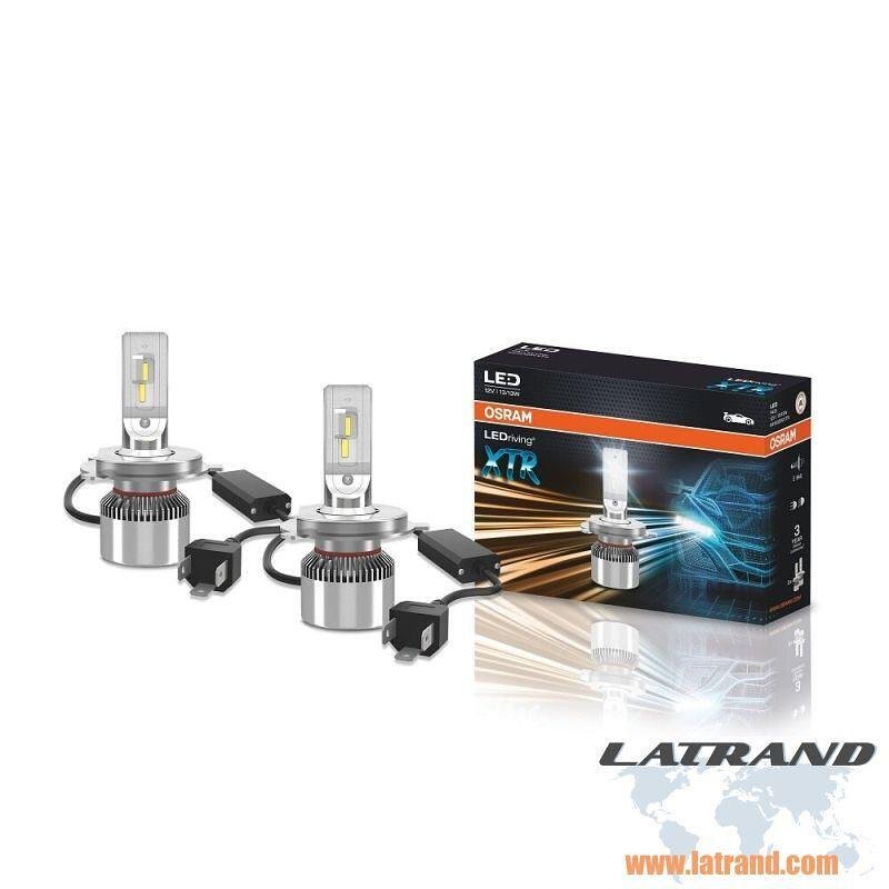 АВТОМОБИЛНА LED ЛАМПА 64193DWXTR H4 LED 3год 13/13W 12V P43T FS2 OSRAM