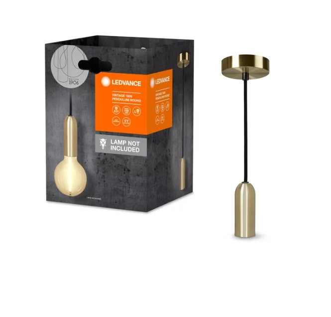 LED ЛАМПА VINTAGE 1906 PENDULUM ROUND GOLD LEDVANCE