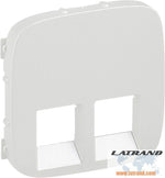 Лицев панел за двойна 2xRJ45/RJ11 розетка цвят Перла Valena Allure Legrand - 755429