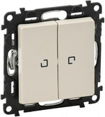 Сериен девиаторен ключ с индикация 0.15мА LED цвят крем Valena Life Legrand, LEGRAND, 752209