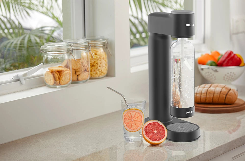 Машина за сода Philips - ADD4901BK/10, черна за 60 литра газировка, DPM, ADD4901BK/10-1