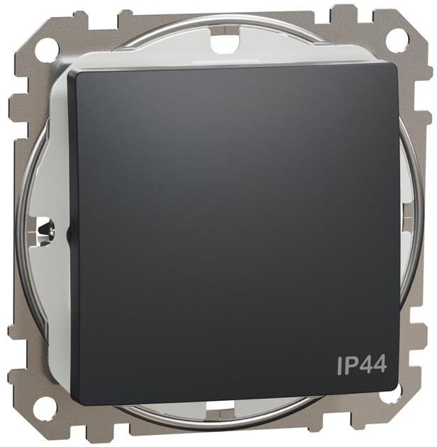 Еднополюсен ключ IP44 цвят Антрацит Sedna SE, SCHNEIDER ELECTRIC, SDD214101