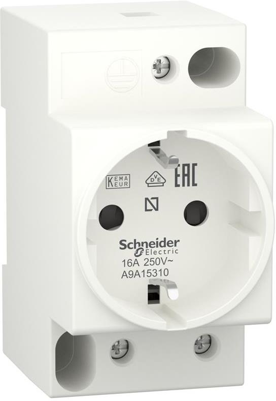 Контакт за DIN-шина Acti 9 iPC шуко 16Α 2.5 мод. SE, SCHNEIDER ELECTRIC НИСКО НАПРЕЖЕНИЕ, A9A15310