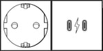 Модул PopUp 2M с 1х Шуко и USB тип C+C, цвят Черен, Digitel, DIGITEL, DT15622