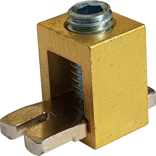 Входящ конектор 2X35mm² HEX за месингова шина h21mm 63A 690V MOREK, MAD2235E21