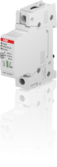 Катоден отводител тип 1+2 OVR 12.5kA 275V 1P ABB, 2CTB815710R1200