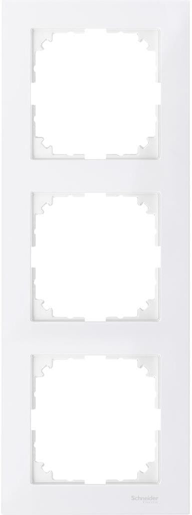 Рамка 3х цвят Полярно бял, M-Pure System M  Merten SE, SCHNEIDER ELECTRIC, MTN4030-3619