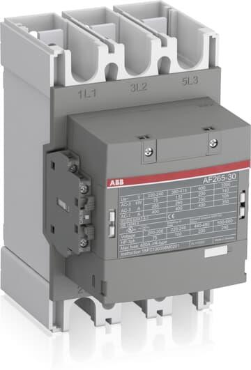 Контактор AF265-30-11 3P 132kW (265A AC-3) 1NO+1NC 250...500V 50/60Hz ABB, 1SFL547002R1411