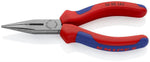 Клещи резачки с остър връх, синьо-червена ръкохватка 140мм, Knipex - K2502140