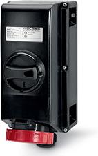 Взривозащитен контакт 3P+N+Е 16A EX II 2GD с мех. блокировка IP66 Scame, SCAME, 504.1687