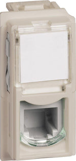 Розетка телефонна RJ11 1 мод. цвят Крем Living Now Bticino, KM4258RJ11