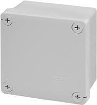 Кутия 100х100х50мм IP55, UV, плътни стени, затваряне с винт, серия Cubox Scame-689.204