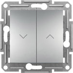 Бутон за щори цвят Алуминий Asfora SE, SCHNEIDER ELECTRIC, EPH1300161