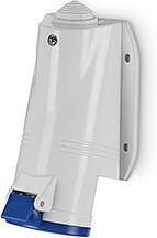 Промишлен контакт 2P+Е 16A IP44 серия Optima модел Base Scame-513.1653 син/бял