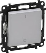 Двуполюсен ключ цвят Алуминий Valena Life Legrand, LEGRAND, 752302